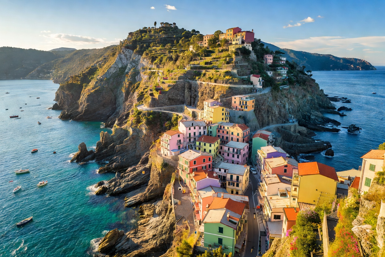 Mediterranean Coastline Route - Cinque Terre and Italian Riviera