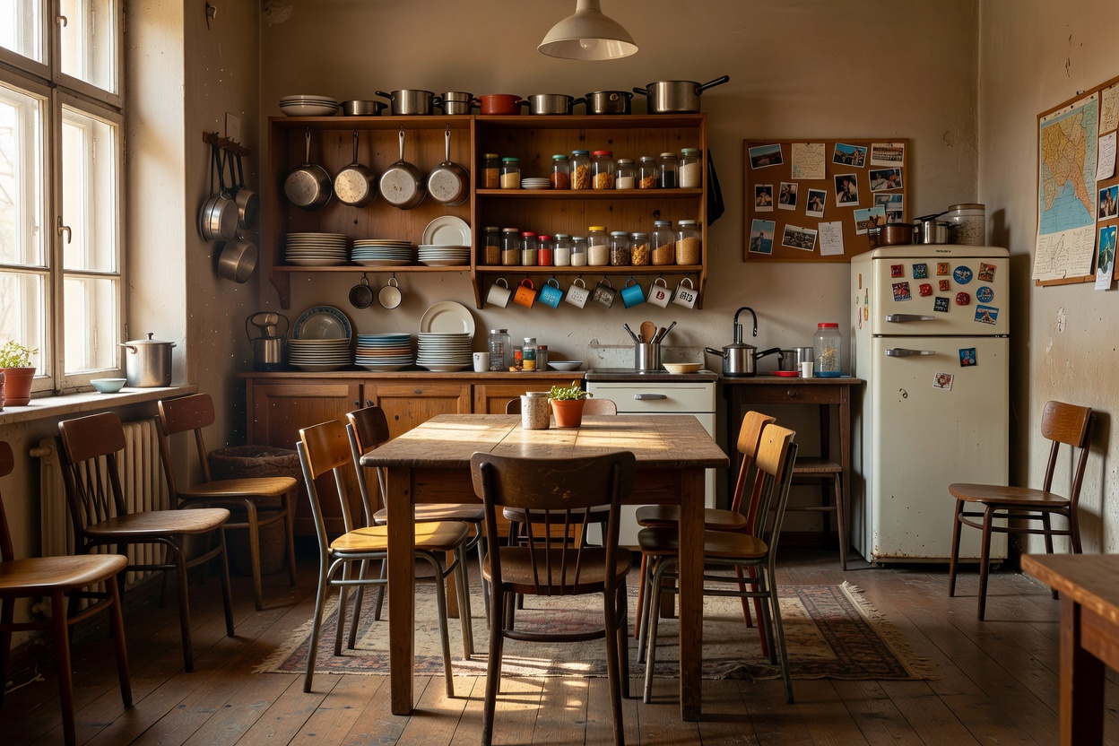 The RoadHouse Prague Cozy Backpacker Lounge and Communal Kitchen